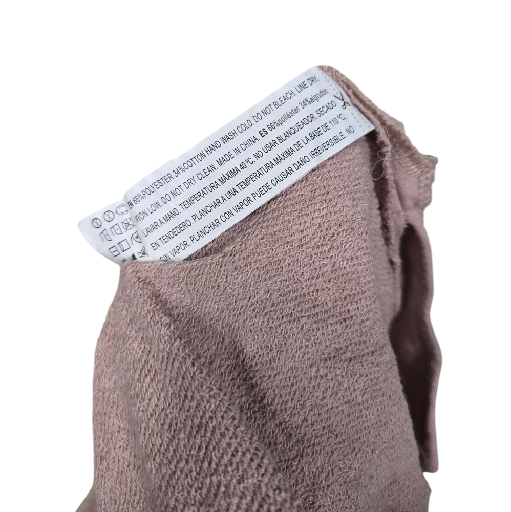 Forever 21 Contemporary Cold Shoulder Dusty Rose Sweater M - Picture 7 of 7